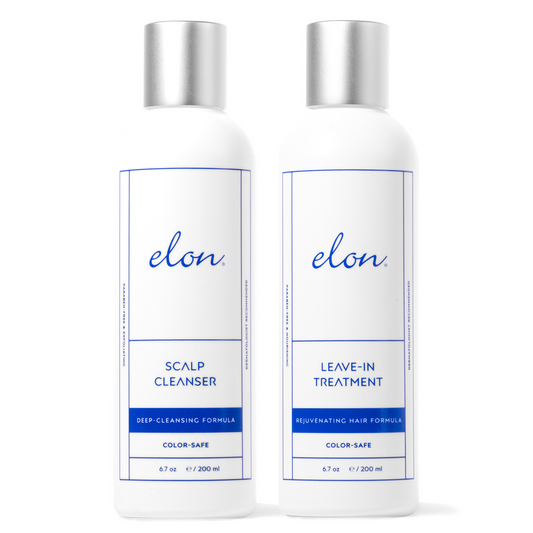 Elon Scalp Cleanser & Leave-In Package