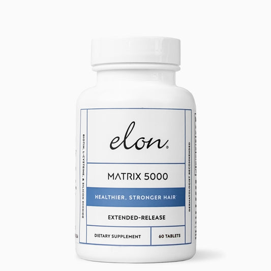 Elon Matrix 5000 for Healthier & Stronger Hair - Front Image of Bottle