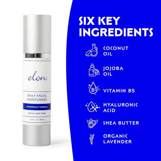 Elon Daily Facial Moisturizer: Infused with Lavender & Vanilla - elonessentials.com