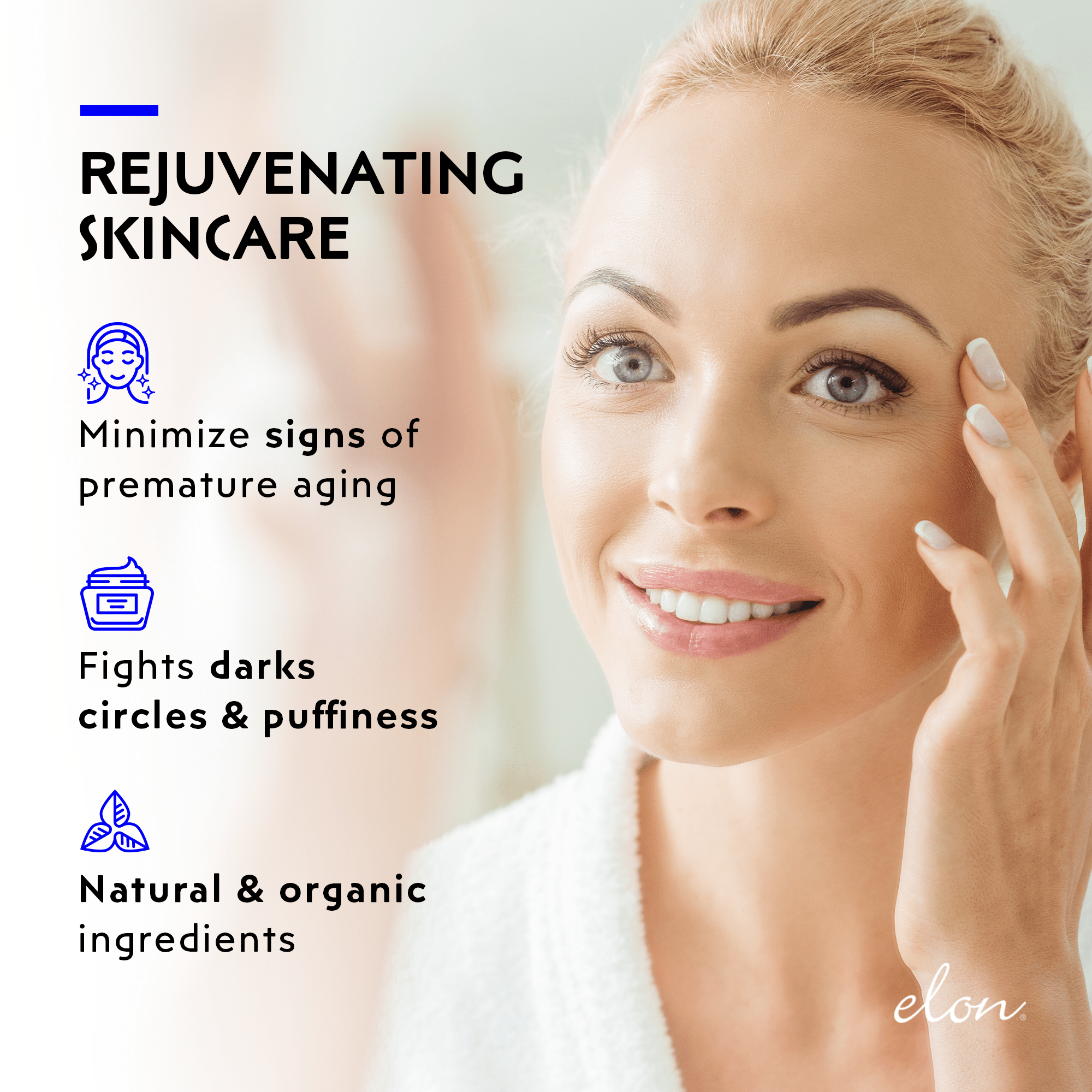 Elon Youth Eye Gel: Targets Dark Circles and Puffiness - elonessentials.com