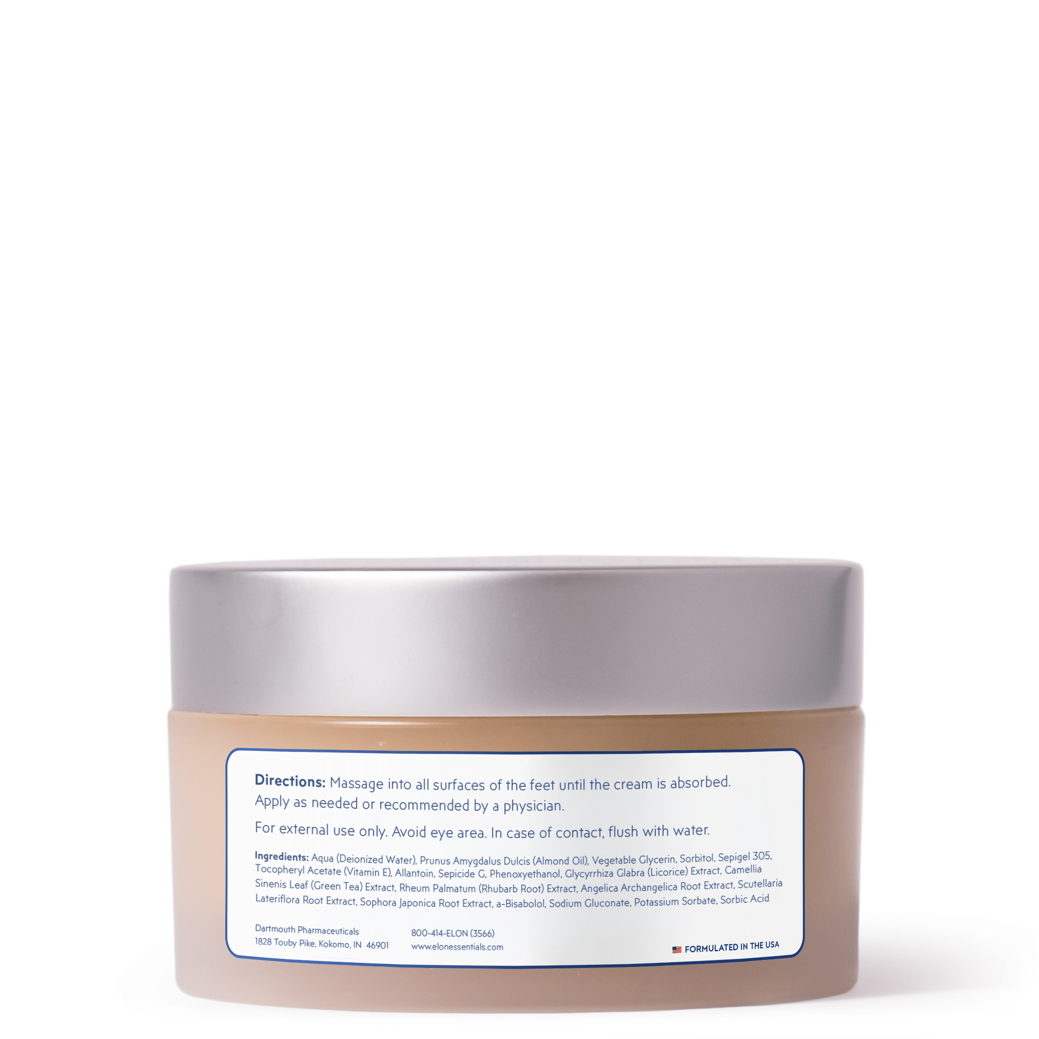 Elon Herbal Foot Cream (5 oz. Jar) - elonessentials.com