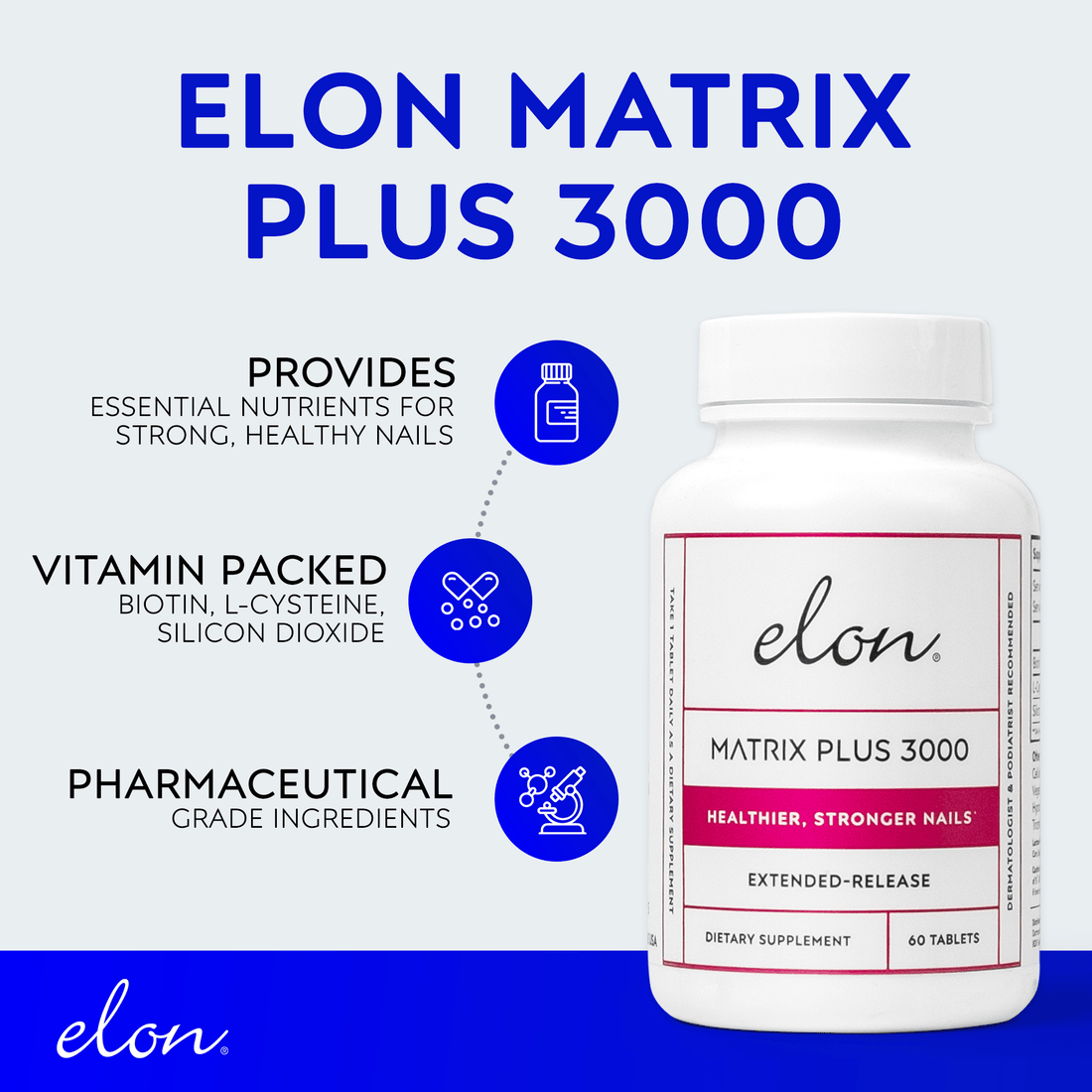 Elon Matrix Plus 3000 for Healthier & Stronger Nails - elonessentials.com