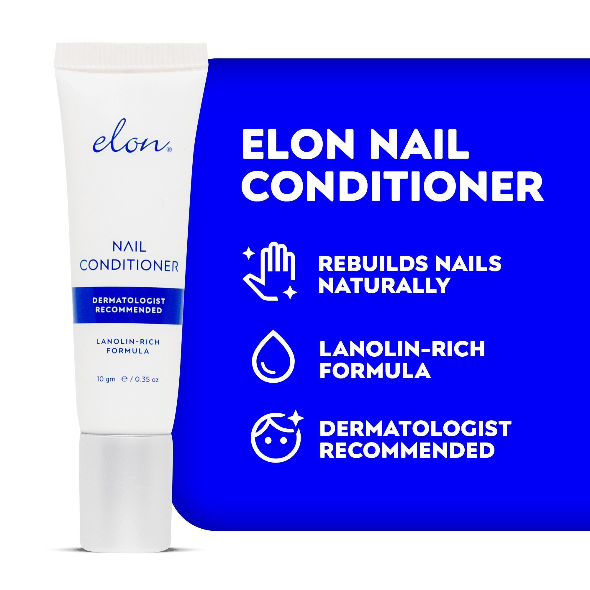 Elon Lanolin - Rich Nail Conditioner 2 - Pack (10 gm Tube) - elonessentials.com