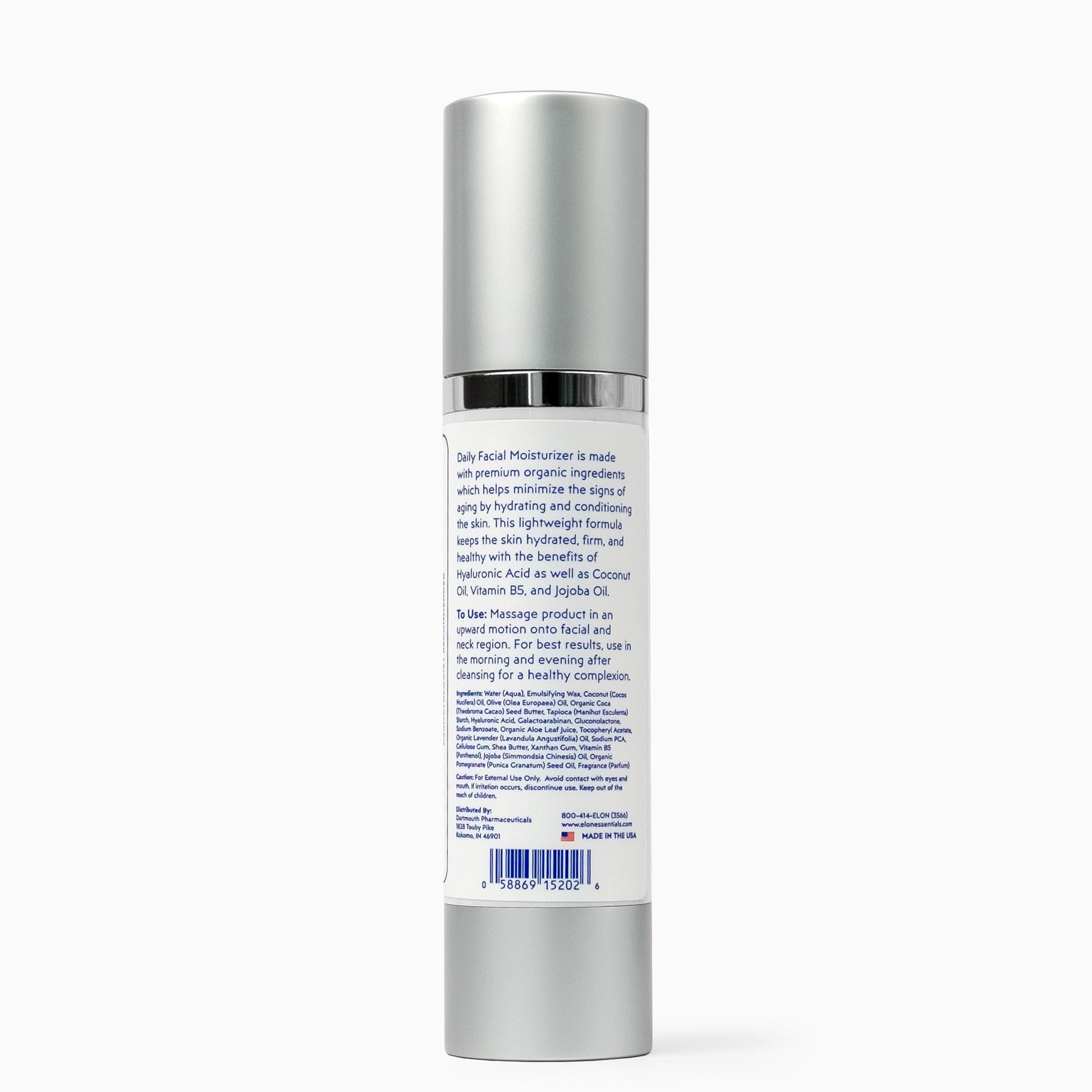 Elon Daily Facial Moisturizer: Infused with Lavender & Vanilla - elonessentials.com