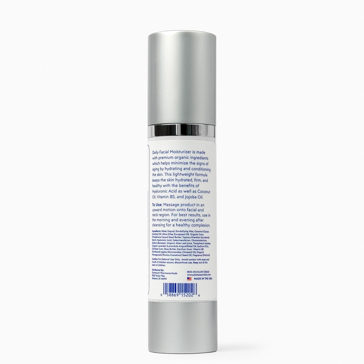 Elon Skin Care — Daily Facial Moisturizer - Antioxidant Formula