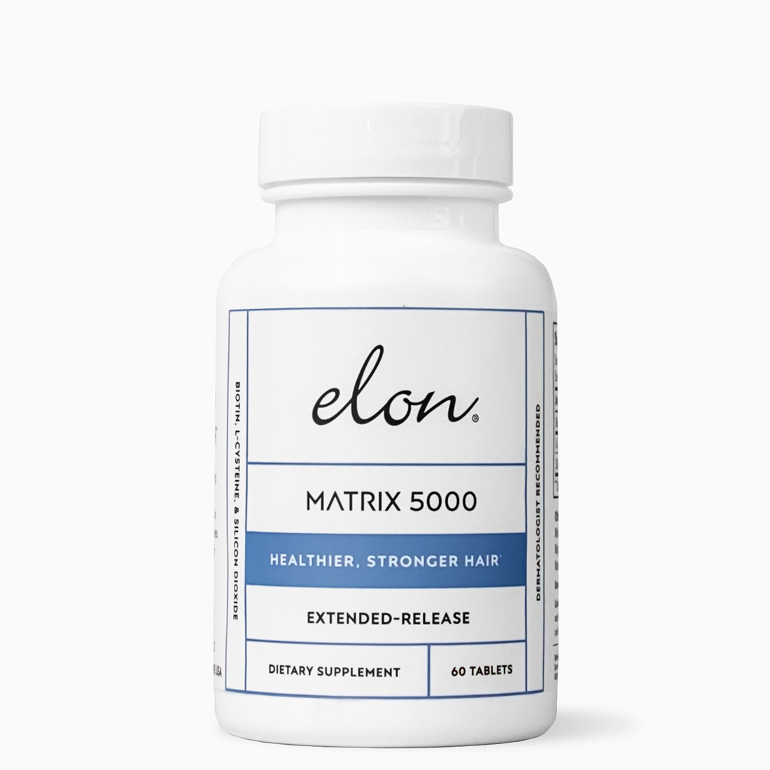 Elon Matrix 5000 for Healthier & Stronger Hair - Front Image of Bottle