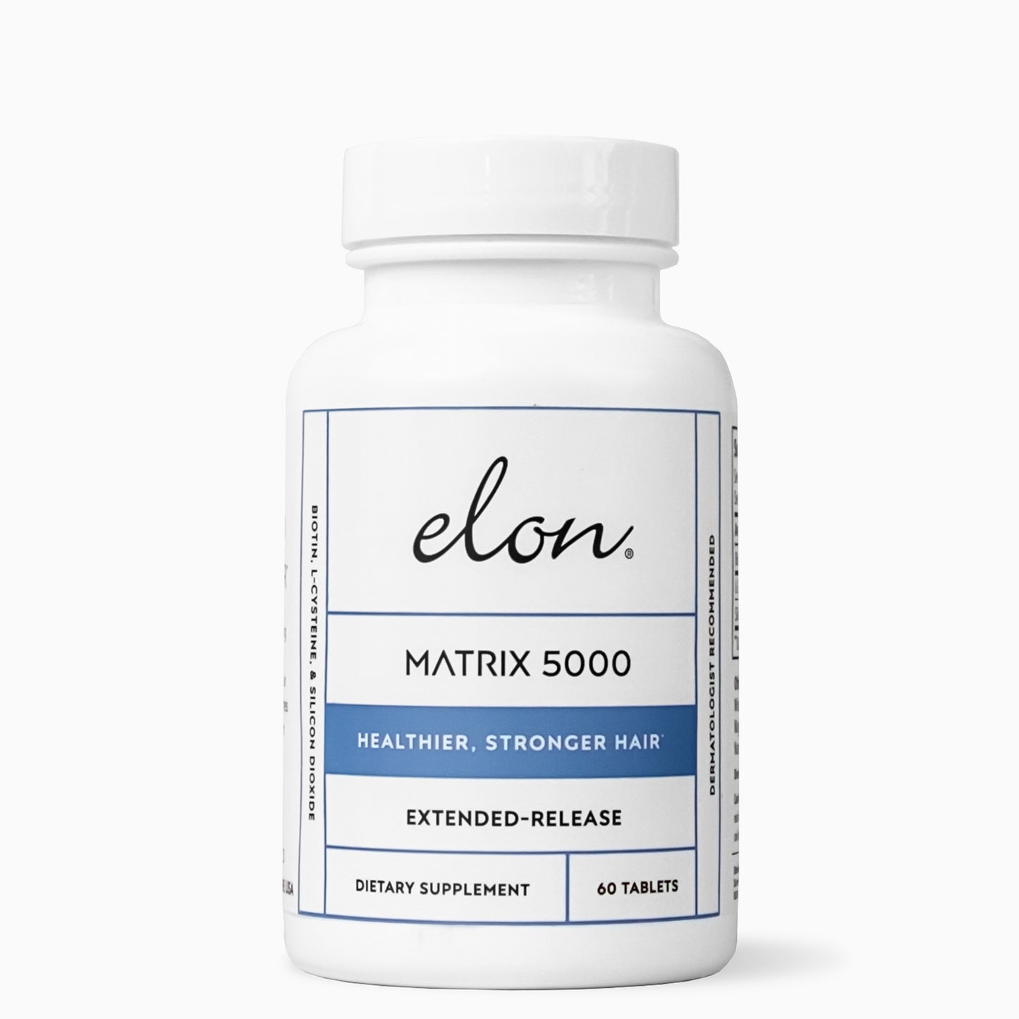 Elon Matrix 5000 for Healthier & Stronger Hair - Front Image of Bottle