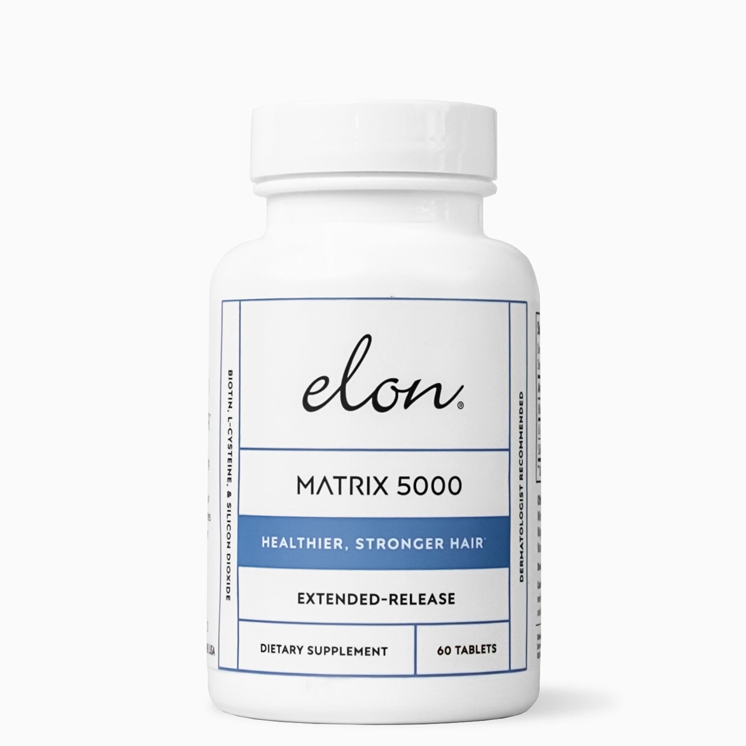 Elon Matrix 5000 for Healthier & Stronger Hair - Front Image of Bottle