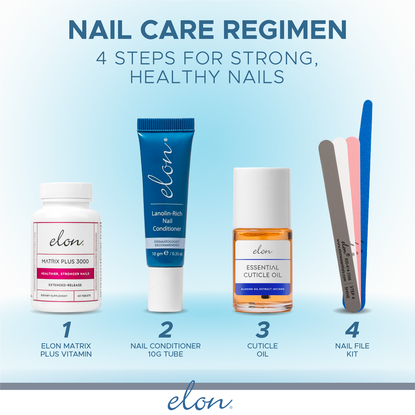 Elon Professional Nail Care File System