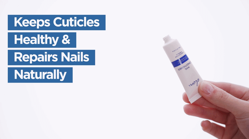 Elon Nail Conditioner tube held in hand